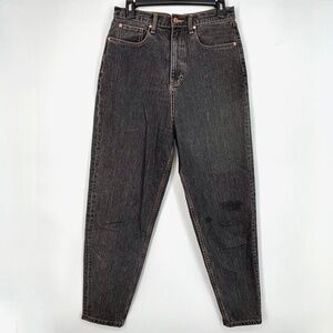 We Wore What Womens Size 28 Jeans Charcoal Gray Relaxed Tapered Leg Five Pocket